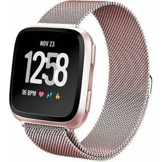 👉 Milanese band roze Fitbit Versa (rosé pink) 7424906936950 7424917362328