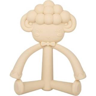 👉 Bijtring beige siliconen active baby's kinderen 2 STKS Driedimensionale Cartoon Baby Molaire Staven Speelgoed Moeder- en Kindbenodigdheden (Beige Schapen)