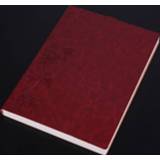 👉 Dagboek rood PU active 3 STUKS Notebook Student Notepad Boek Business Record Book Notebook, Cover kleur: A5 Reliëf Bitter Tea Red
