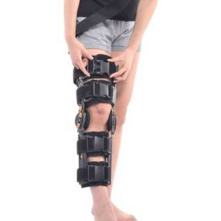 👉 Riem active 12-gaats in lengte verstelbare kniebeugel voor volwassenen Been vaste beugel, stijl: gesp gemakkelijk dragen, specificatie: geen