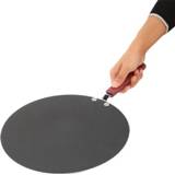 👉 Koekenpan zwart active Pannenkoek Fruit Pan Non Stick Steak Meergranen Bakken Tool, Afmeting: 30cm (Zwart)