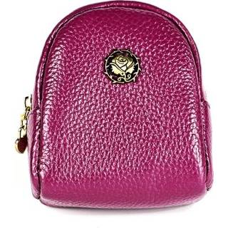 👉 Portemonnee paars active vrouwen 2028 Lady draagbare kleine cosmetische tas lederen rits (paars)