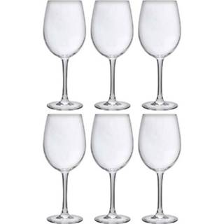 👉 Wijnglas rode glas One Size transparant 6x Luxe wijnglazen voor wijn 480 ml - 48 cl glazen drinken van 8720147697131