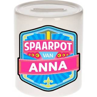 👉 Spaarpot multi keramiek meisjes active naamlabels kinderen Kinder van Bibi
