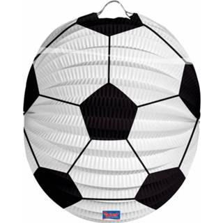 👉 Lampion One Size meerkleurig 10x Voetbal lampionnen 22 cm 8719538514621