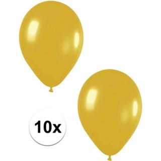 👉 Ballon gouden 10x metallic ballonnen 30 cm