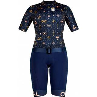 👉 Fietsbroek s vrouwen blauw zwart Maloja - Women's GoldpippanM. Racebody maat S, blauw/zwart 4048852497049