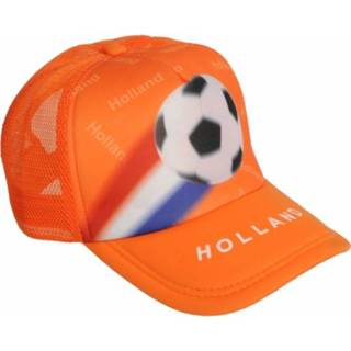 👉 Oranje One Size cap Holland met voetbal 8718758520733