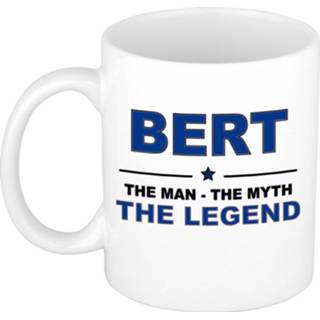 Mok mannen Bert The man, myth legend collega kado mokken/bekers 300 ml