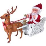👉 Kerstcadeau active kinderen Kerstcadeaus Kerstman Elandenkar Elektrisch Kinderspeelgoed Vakantiedecoraties