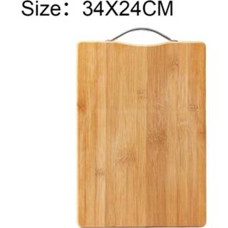 👉 Hakblok bamboe active Keuken Rechthoekige Verdikking Snijplank, Afmeting: 34cm x 24cm
