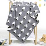 👉 Shawl grijs active baby's Baby Knit Christmas Tree Hug Blanket Out Cover (grijs)