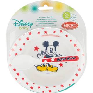 👉 Lepel melamine One Size meerkleurig kinderen Disney Mickey Mouse papschaaltje met 16 cm - Kommetjes/schaaltjes voor 8720276942966