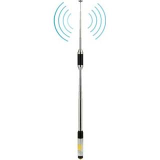 👉 Radio antenne active RH770 Dual Band 144/430 MHz High Gain SMA-F Telescopische Handheld voor Walkie Talkie, Lengte: 93 cm