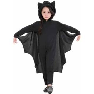 👉 Halloween kostuum m active kinderen Jumpsuit Vleermuis Stijl Cosplay Kostuums Stadium Pak Maat: M, Aanbevolen Hoogte: 115-130 cm