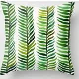 👉 Kussenslop groene polyester active Tropische Planten Kussensloop Decoratieve Kussenslopen Bladeren Sierkussen Cover Vierkant 45CM x (26)