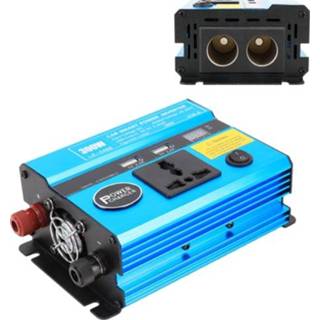 👉 Inverter blauw active 300 W DC 24 V naar AC 220 Auto Multifunctionele 4488 Smart Power (blauw)