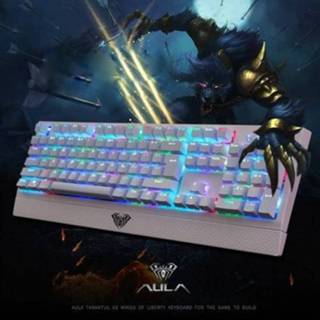 👉 Gaming keyboard active Wings of Liberty Series RGB Light Backlit USB Wired Mechanical Axis AULA