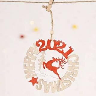 Kerstversiering houten active 3 STKS Briefkaart Hanger (C-stijl)