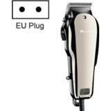 👉 Tondeuse zilver active Surker SK-710 elektrische retro-oliekopschaar, specificatie: EU-stekker (zilver)