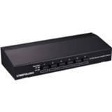 👉 Versterker zwart active LINEPAUDIO B898 Zesweg stereoluidspreker / Comparator Bidirectionele selectieve schakelaar Switcher (zwart)