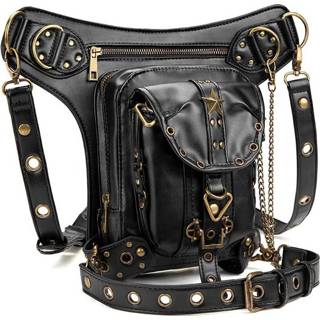 👉 Heuptas active vrouwen HG062 Punk Style Star Decoration One-schoudertas Cross-body tas voor dames, maat: 34 x 30 cm 6922076517821