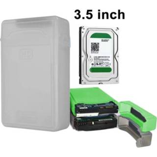 👉 Opbergdoos oranje plastic active 3,5 inch harde schijf HDD SATA IDE behuizing (oranje)