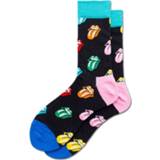 👉 Sokken zwart katoen active mannen vrouwen 3 paar herfst en winter cartoon lange buis sokken, type: gekleurde tong (EUR 39-46)