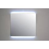 👉 Spiegel alu INK SP4 op kader met LED verlichting onder/boven en sensor schakelaar 90x80x4cm 8407930 8718835017842