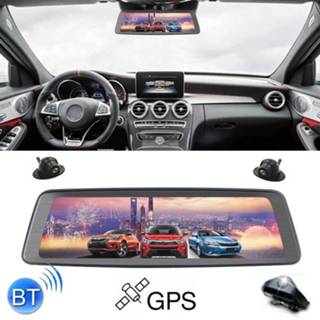 👉 Lens active K950 360 graden 10 inch 1080P multifunctionele slimme auto ADAS dubbele video-opname camera ondersteuning TF-kaart / bewegingsdetectie