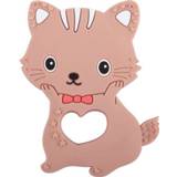 👉 Bijtring silicone active baby's kinderen MJYJ019 2 STUKS Baby Molaire Stick Toy, Kleur: Kitten-Coffee