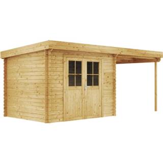 👉 Tuinhuisje Duxwood | Tuinhuis Kleef met Luifel 250 cm Dubbele Deur