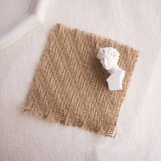 👉 Geurkaars active 10 STKS 12x12 cm Gescheurde Randen Vintage Grof Jute Onderzetter Fotografie Decoratie Props (Visgraat)
