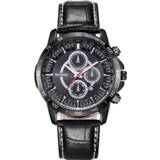 👉 Quartz horloge leer active WeiYaQi 89031 Fashion met leren band