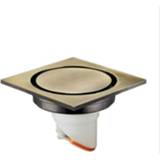👉 Deodorant active Keuken Toilet Riool Anti-overstroming Anti-geur Onzichtbare afvoerputje (Brons)