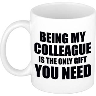 👉 Koffiemok wit volwassenen Bedankt het was een fantastische tijd / theebeker - cadeau collega