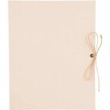 👉 Fotoalbum beige linnen active kinderen 10 inch verticaal hand-plakken album groei creatief cadeau (beige)