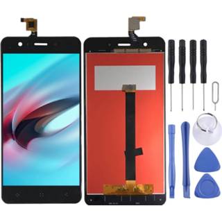 👉 Digitizer zwart active LCD-scherm en volledige montage voor Elephone P8 Mini (zwart)