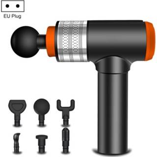 👉 Massager zwart oranje active C08 Smart Muscle Fascia Relaxer, EU Plug (Black Orange)