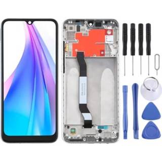 👉 Digitizer zilver active Lcd-scherm en volledige montage met frame voor Xiaomi Redmi Note 8T (zilver)