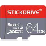 👉 Micro SD geheugenkaart rode grijze active STICKDRIVE 64GB U3 en TF (Micro SD)