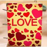 👉 Fotoalbum active 10 inch Vintage in plak-stijl met ijzeren hoepel (30 Kraft-kaartpagina's)