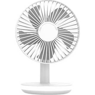 👉 Mini ventilator wit active LVP-807 Studentenslaapzaal Home Desktop Nachtlampje (Wit)