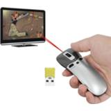 👉 Gyroscoop active PR-05 2.4G Draadloze 6D Fly Air Mouse Laser Pointer Pen Presenter voor PC / Laptop Onderwijs Conferentietoespraak