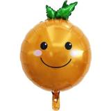 👉 Aluminiumfolie oranje active kinderen 2 STKS Cartoon Groenten en Fruit Ballon Feestdecoratie Levert Opblaasbaar Speelgoed (Oranje)