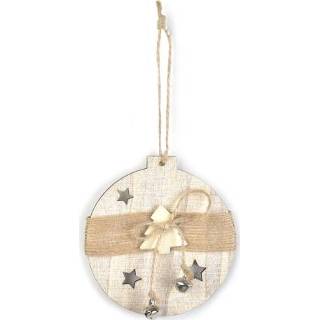 👉 Kerstboom houten active 4 STKS Hanger Charm Kersttafereel Decoratie (Kerstbal)