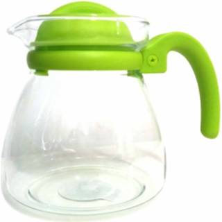 👉 Handvat limoen groene Thee/koffie pot met lime deksel en 1,25 liter