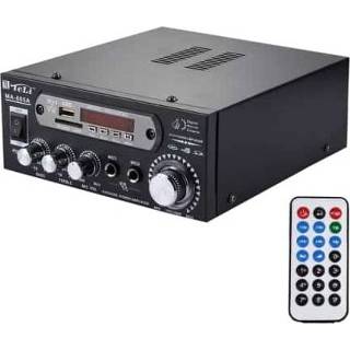 👉 Afstandsbediening active MA-005A 2CH 35W + hifi stereo audioversterker met afstandsbediening, ondersteuning voor FM / SD mp3-speler USB display, AC 220V DC 12V