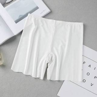 👉 Naadloze short wit m active vrouwen Veiligheidshorts voor dames shorts met hoge taille, maat: (wit)