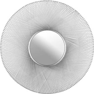 👉 IJzer nikkel verzilverd active Ronde bedrade designspiegel COBA - en D114 cm 3517920846825